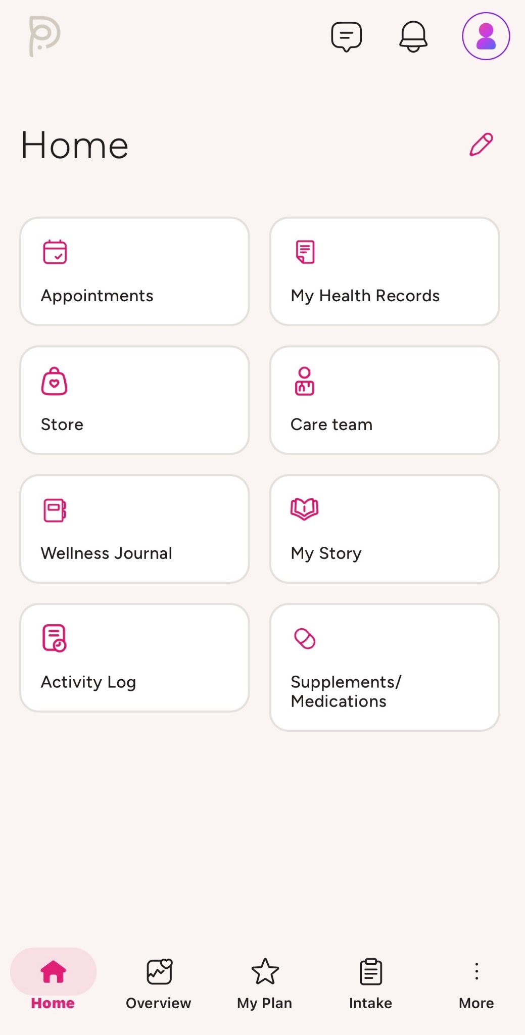 Paath app home screen
